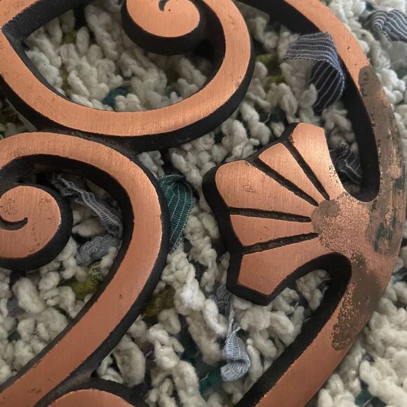 Pampered Chef copper heart kitchen decor trivet - Picture 4 of 10